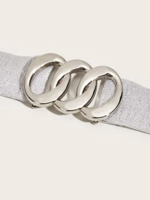 派对链式装饰腰带 夏季、秋季、万圣节 - 銀色 - 查看 5