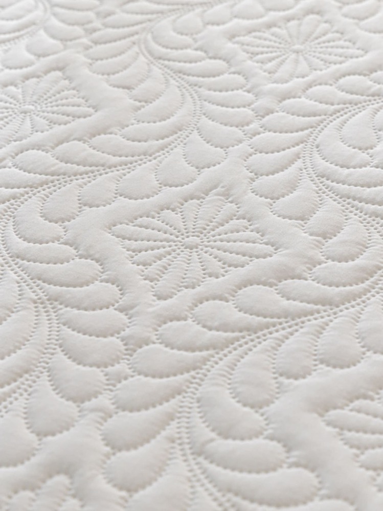 1 par blanco Funda de cojín sin minimalista poliéster guateado Funda de almohada de cama para casa - Blanco - Añade 4