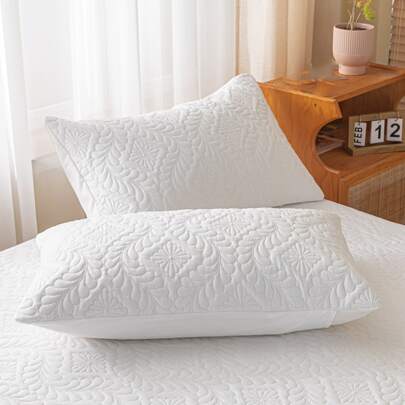 1Pair White Pillow …