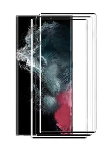 3pcs HD Curved Screen Protection Film Compatible With Samsung/Huawei - Clear - View 1