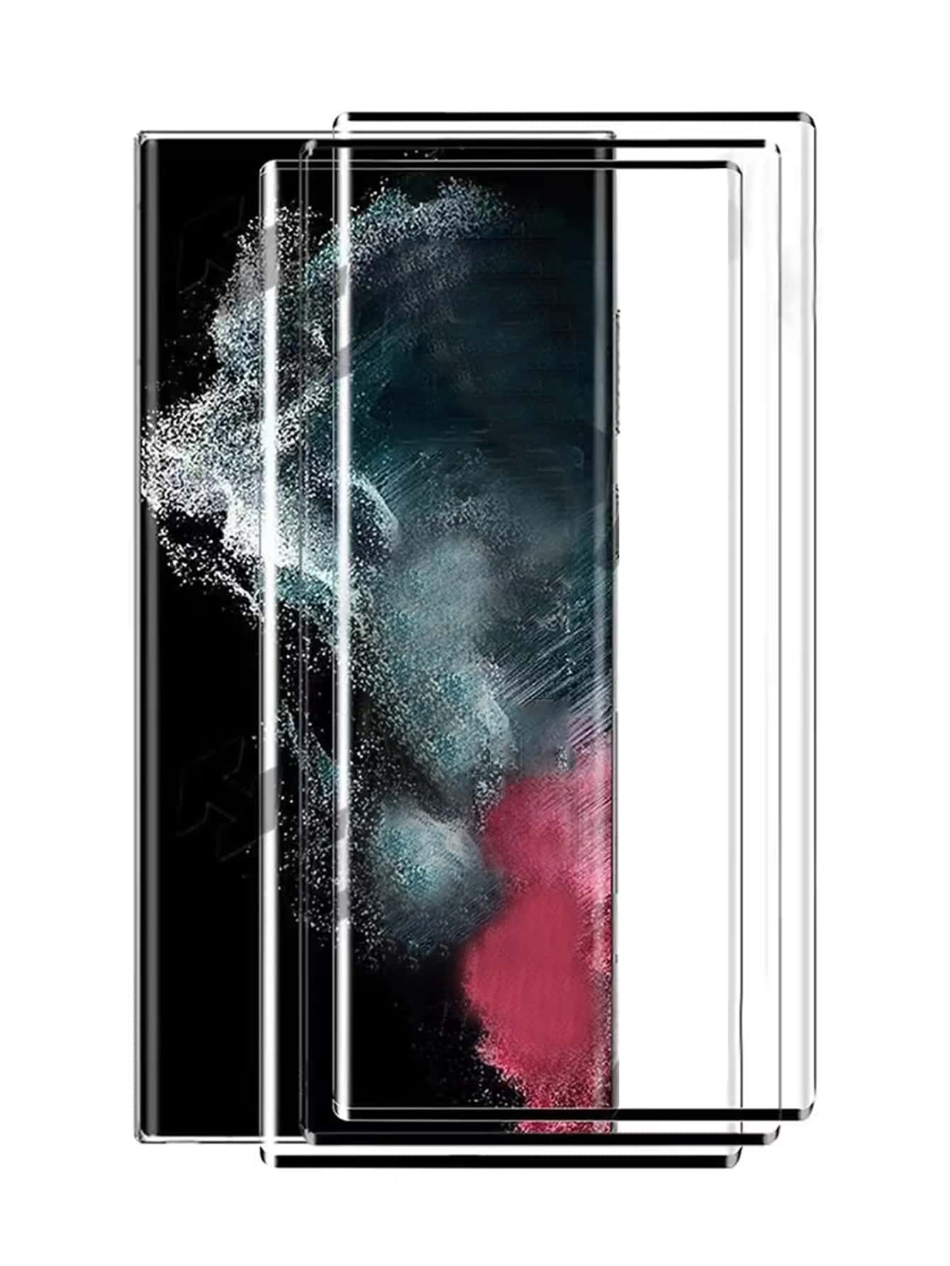 3pcs HD Curved Screen Protection Film Compatible With Samsung/Huawei - Clear - View 1