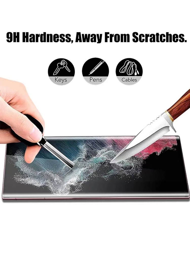3pcs HD Curved Screen Protection Film Compatible With Samsung/Huawei - Clear - View 4