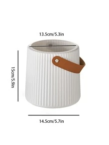 1入組塑料花瓶帶把手花瓶 - 彩色 - 查看 3