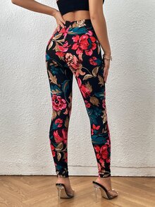 SHEIN Unity Quần tất nữ Hoa Giải trí - Nhiều màu - Xem 2