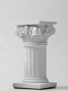 1pc ABS trang trí thủ công, cột thiết kế đồ trang trí cho nhà quà tặng tốt nhất - trắng - Xem 4