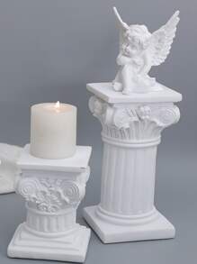 1pc ABS trang trí thủ công, cột thiết kế đồ trang trí cho nhà quà tặng tốt nhất - trắng - Xem 6