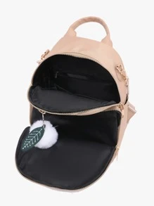 Balo Thời Trang Nữ - Màu Khaki - Xem 5