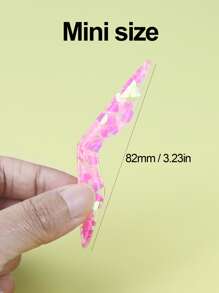 1pc Sequin Decor Book Page Holder - Pink - View 3