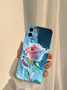 Ốp điện thoại họa tiết hoa, tương thích với iPhone 15/15Plus/15Pro/15Promax - Nhiều màu - Xem 1