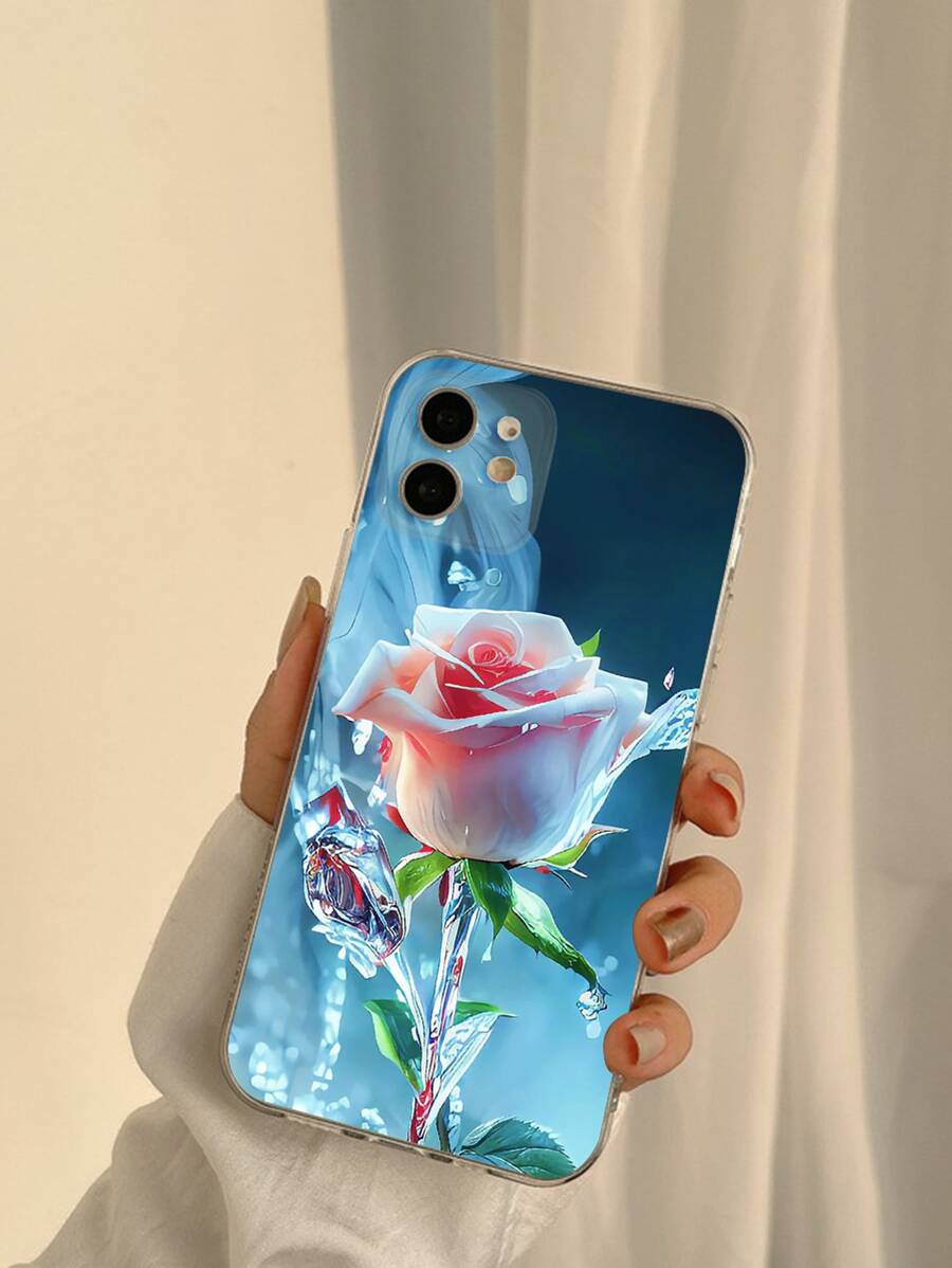 Ốp điện thoại họa tiết hoa, tương thích với iPhone 15/15Plus/15Pro/15Promax - Nhiều màu - Xem 1