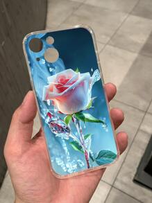 Ốp điện thoại họa tiết hoa, tương thích với iPhone 15/15Plus/15Pro/15Promax - Nhiều màu - Xem 2