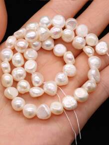 1strand Natural Freshwater Pearl DIY Bead - White - View 5