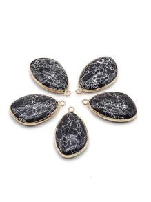 隨機水滴DIY吊墜 - 黑色 - 查看 2