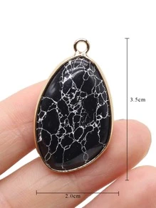 隨機水滴DIY吊墜 - 黑色 - 查看 3