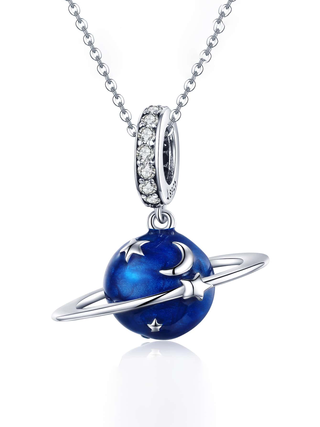 ESBERRY 1 Bạc 925 Khỉ Nhỏ Hạt Kim Loại Trang Sức Làm Charm Bạc Phù Hợp Với Ban Đầu Vòng Tay - Bạc - Xem 1