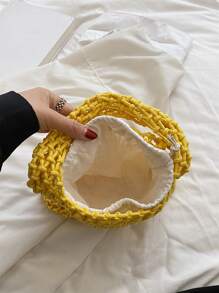 Túi đeo chéo Nữ - Màu vàng - Xem 3