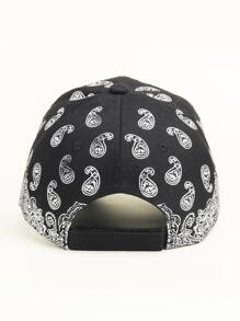Men Paisley Print Baseball Cap - Multicolor - View 2