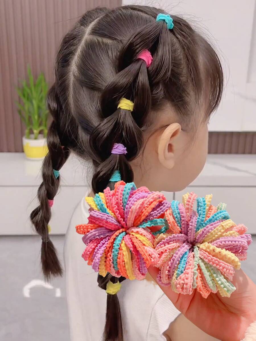 100 chiếc cà vạt buộc tóc cho bé gái mới biết đi