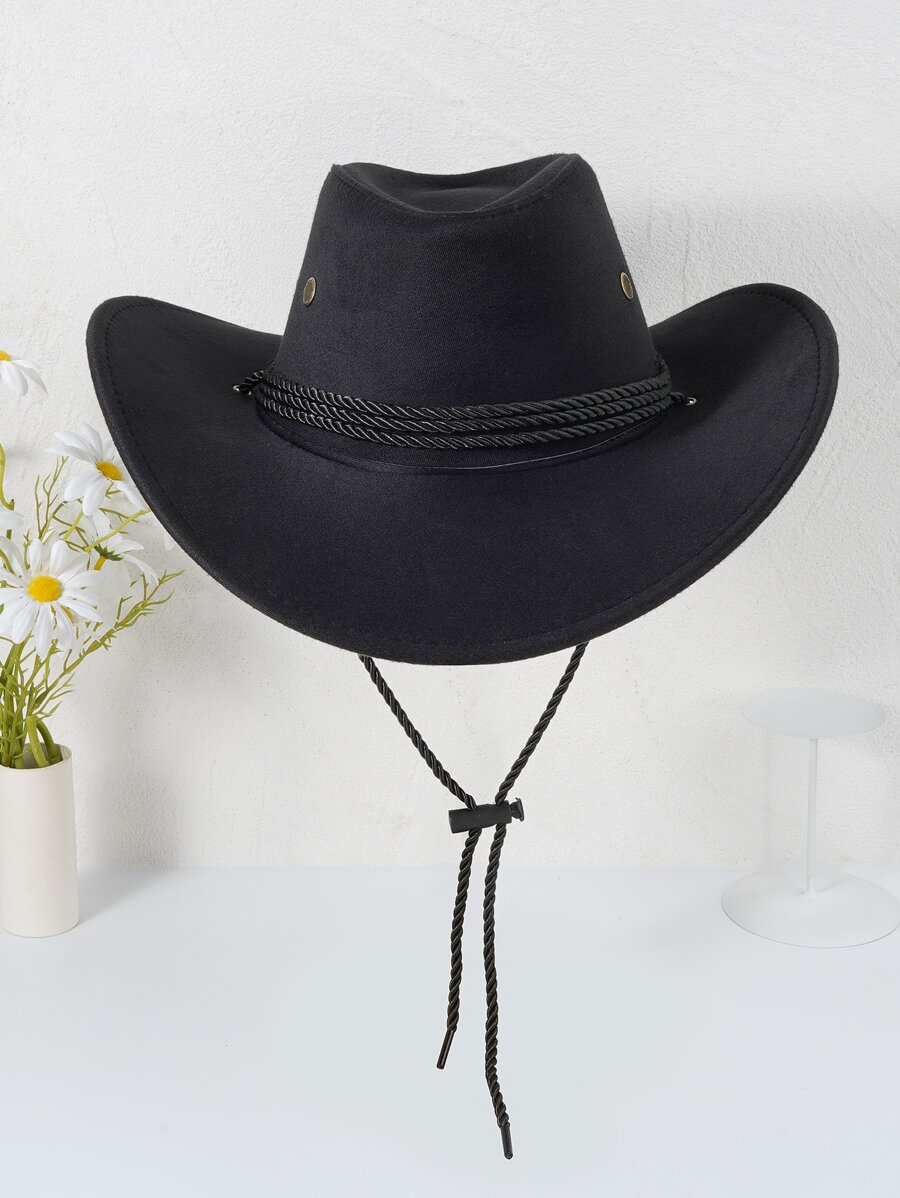 繩索裝飾牛仔帽