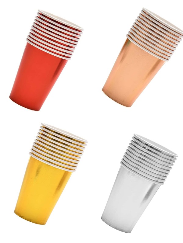 32 piezas/set Taza para café, bistró y negocios papel desechable