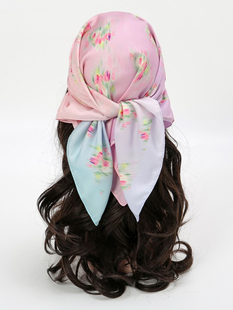 Khăn rằn in hoa - Nhiều màu - Xem 1