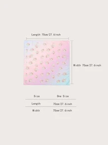 Khăn rằn in hoa - Nhiều màu - Xem 4