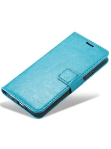 钱包式手机壳，国际版，非国内版 - 藍色 - 查看 4