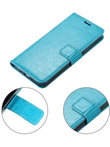 钱包式手机壳，国际版，非国内版 - 藍色 - 查看 6