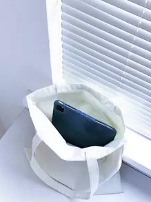 女孩大號單肩包和托特包蝴蝶和花卉圖案方形包