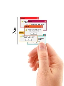 LookWhatLaurenMade Nhãn dán khẩu hiệu & hoa văn hình học, trường học - Nhiều màu - Xem 4