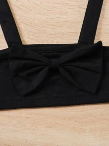 Baby Bow Front Cami Top & Button Detail Skirt - Multicolor - View 4