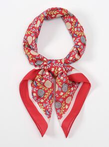 印花方巾 - 彩色 - 查看 4