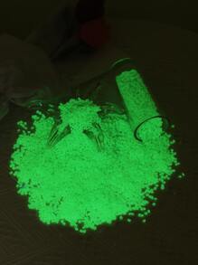 4300顆石頭裝飾鵝卵石夜光裝飾河石用於許願瓶 - 綠色 - 查看 3