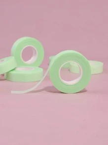 6 Rolls Eyelash Tape Breathable Non-woven Cloth Adhesive Tape for Hand Eye Stickers Makeup Tools Eye Patches for Extension - Mint Green - View 3