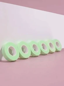 6 Rolls Eyelash Tape Breathable Non-woven Cloth Adhesive Tape for Hand Eye Stickers Makeup Tools Eye Patches for Extension - Mint Green - View 4