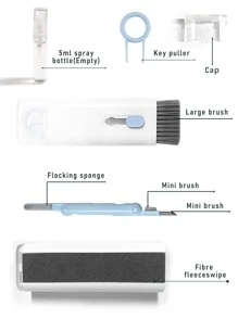 1pc Multifunctional Earphone Cleaning Pen - Blue - View 5