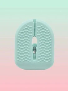 1pc Silicone Desktop Phone Charger Stand - Cadet Blue - View 3