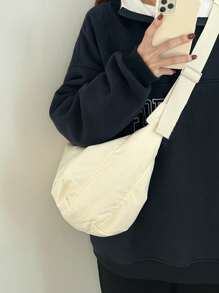 FRIFUL 極簡流浪Bag書包，適合畢業生、青少年女孩、新生、大二、大三、大學、大學和高中，非常適合戶外、旅行和返校 - 米色 - 查看 3