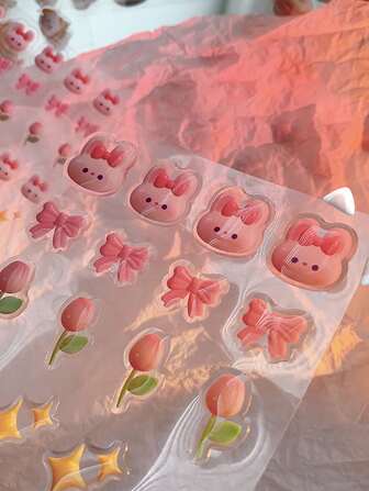 1入組卡通圖案貼紙