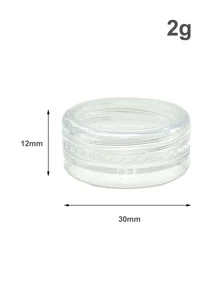 10 件 2 克空面霜分装瓶，旅行必需品，客厅家居卧室浴室家居装饰，旅行用品，婚礼，派对，生日，送给男士妈妈爸爸朋友的礼物，新年，配饰，有趣的礼物 - 無色 - 查看 3