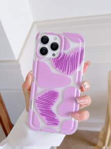 愛心圖案手機殼 - 彩色 - 查看 1