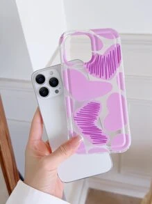 愛心圖案手機殼 - 彩色 - 查看 2