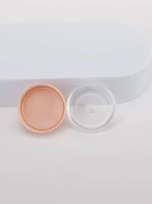 6入組5ML空膏霜分裝瓶和2入組刮刀，帶蓋，適用於潤唇膏、面霜、彩妝、化妝品、樣品、軟膏和其他美容產品