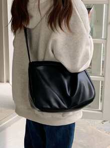 极简主义流浪包 - 黑色 - 查看 3