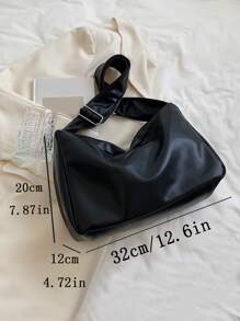 极简主义流浪包 - 黑色 - 查看 7