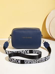 Yogodlns Square Mini Crossbody Bag With Wide Strap Phone Coin Bag Shoulder Bag For Daily Use - Navy Blue - View 5