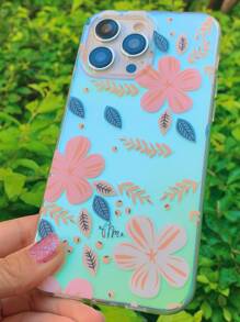 Floral Pattern Phone Case - Multicolor - View 3