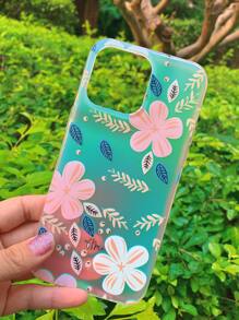 Floral Pattern Phone Case - Multicolor - View 5