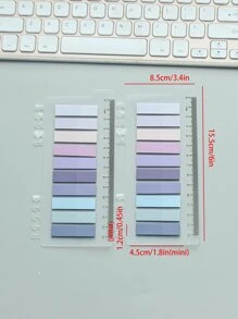 1 pezzo Nota adesiva indice colore misto - Multicolore - Visualizzare 5