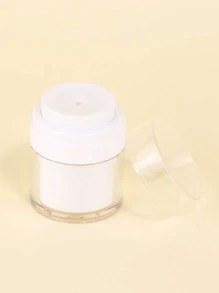 Refillable Cream Jar Vacuum Bottle, 1pc 30Ml Travel Size Empty Container For Cream And Lotion, Living Room Home Bedroom Bathroom House Decor, Travel Stuff, Wedding, Party, Birthday, Gifts For Men Mom Dad Friends, New Years, Accessories, Funny Gift - White - View 4